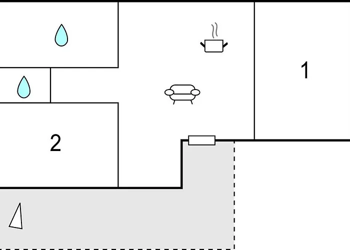 בית נופש 2 Bedroom Cozy In